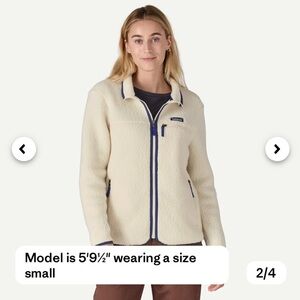 Patagonia Retro Pile Fleece Jacket - Cream Natural